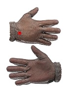 MANULATEX WILCO chain mail glove, without an arm guard, with stainless steel spring (size 8-8.5)