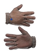 MANULATEX WILCO chain mail glove, without an arm guard, with stainless steel spring (size 9-9.5)