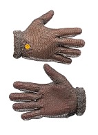 MANULATEX WILCO chain mail glove, without an arm guard, with stainless steel spring (size 10)