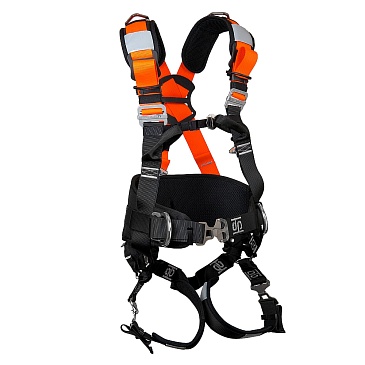 FLAGMAN HS-60R full body harness with an integrated seat belt and rescue elements for fall restraint and positioning, size 2