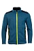 ACTIVE fleece knit jacket, blue melange