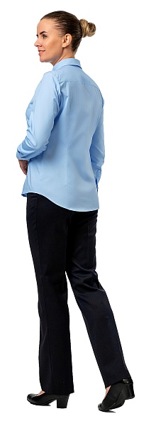 FLEX-T long sleeve ladys blouse, blue