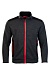 ACTIVE fleece knit jacket, gray melange