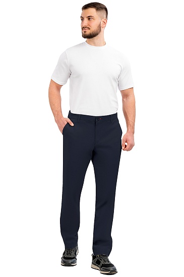 &quot;EXPO&quot; Men's Chino Trouser (Navy Blue)