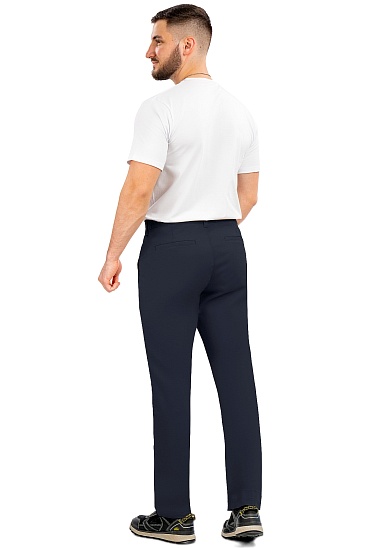 &quot;EXPO&quot; Men's Chino Trouser (Navy Blue)