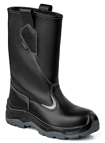 TECHNOGARD-2 high ankle leather boots with inside composite toe cap, non-metallic anti-puncture midsole